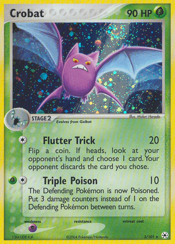 Crobat (3/101) [EX: Hidden Legends] - The Mythic Store | 24h Order Processing