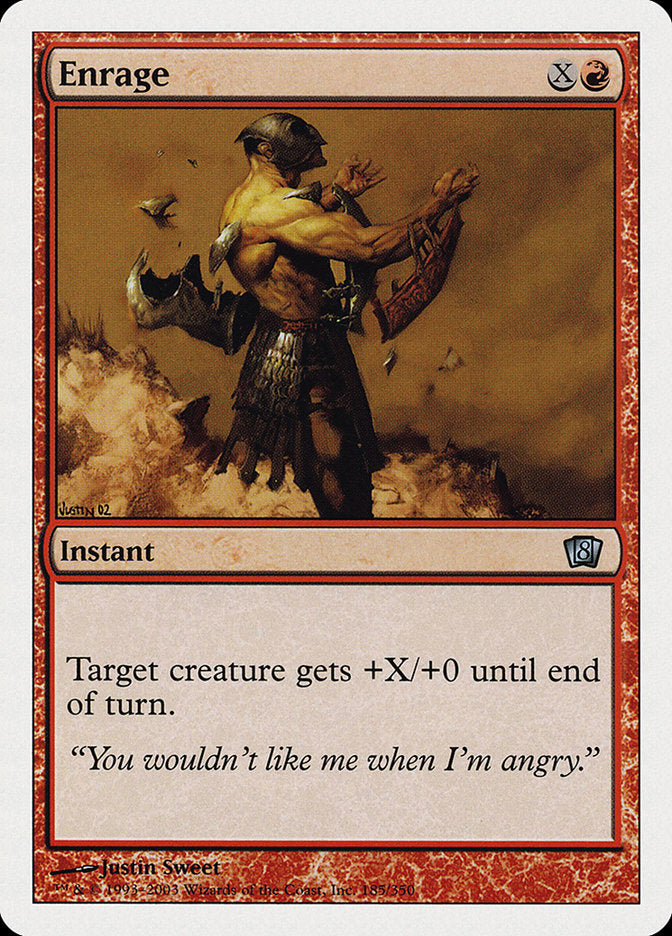 Enrage (Oversized) [Eighth Edition] - The Mythic Store | 24h Order Processing