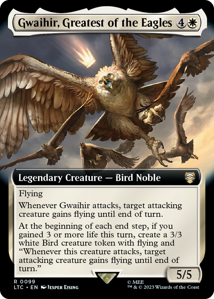 Gwaihir, Greatest of the Eagles (Extended Art) [The Lord of the Rings: Tales of Middle-Earth Commander] - The Mythic Store | 24h Order Processing