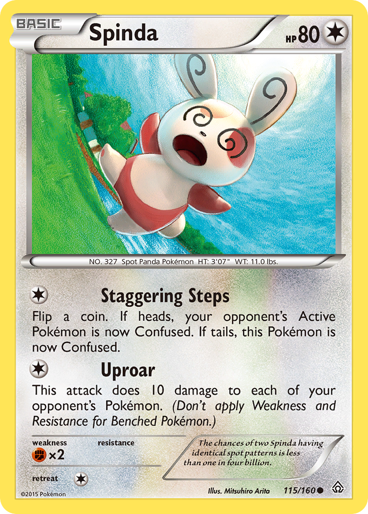 Spinda (115/160) [XY: Primal Clash] - The Mythic Store | 24h Order Processing