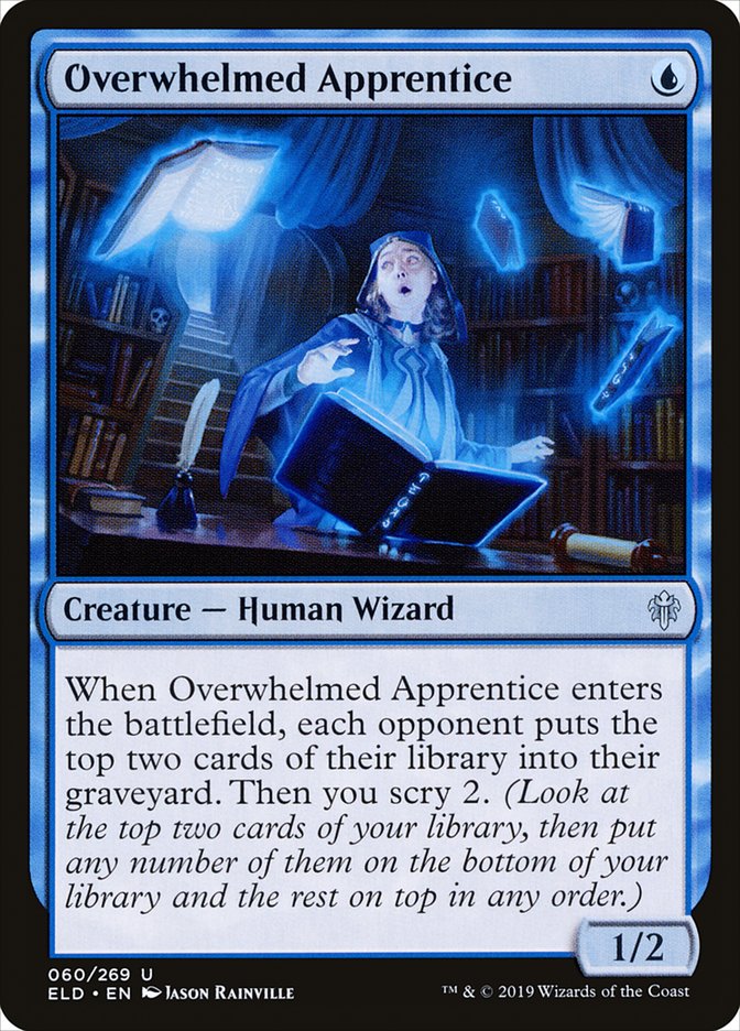 Overwhelmed Apprentice [Throne of Eldraine] - The Mythic Store | 24h Order Processing