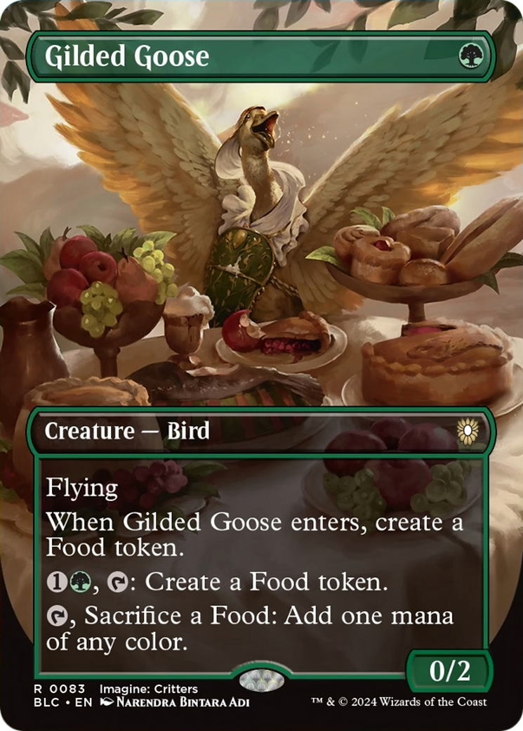 Gilded Goose (Borderless) [Bloomburrow Commander] - The Mythic Store | 24h Order Processing