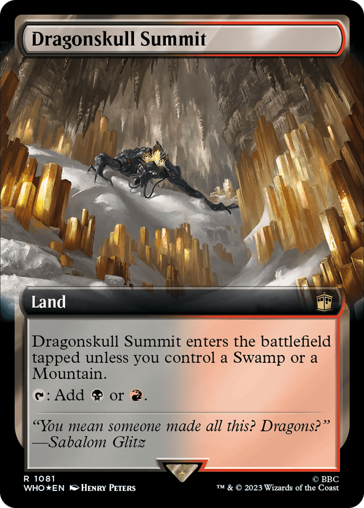 Dragonskull Summit (Extended Art) (Surge Foil) [Doctor Who] - The Mythic Store | 24h Order Processing