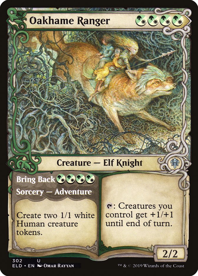 Oakhame Ranger // Bring Back (Showcase) [Throne of Eldraine] - The Mythic Store | 24h Order Processing