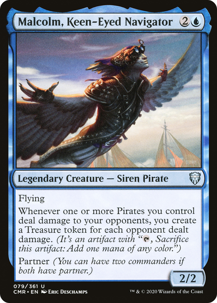 Malcolm, Keen-Eyed Navigator [Commander Legends] - The Mythic Store | 24h Order Processing