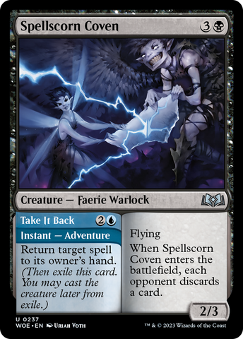 Spellscorn Coven // Take It Back [Wilds of Eldraine] - The Mythic Store | 24h Order Processing
