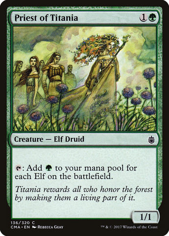 Priest of Titania [Commander Anthology] - The Mythic Store | 24h Order Processing