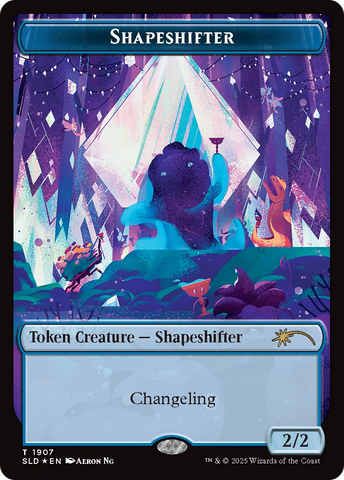 Shapeshifter Token (1907) (Double Rainbow Foil) [Secret Lair Drop Series] - The Mythic Store | 24h Order Processing