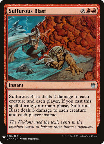 Sulfurous Blast [Mystery Booster] - The Mythic Store | 24h Order Processing