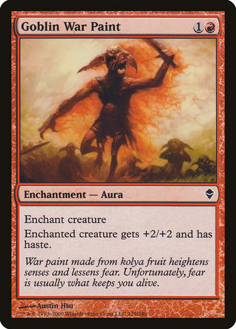 Goblin War Paint [Zendikar] - The Mythic Store | 24h Order Processing
