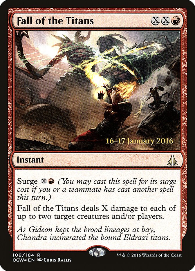 Fall of the Titans [Oath of the Gatewatch Prerelease Promos] - The Mythic Store | 24h Order Processing