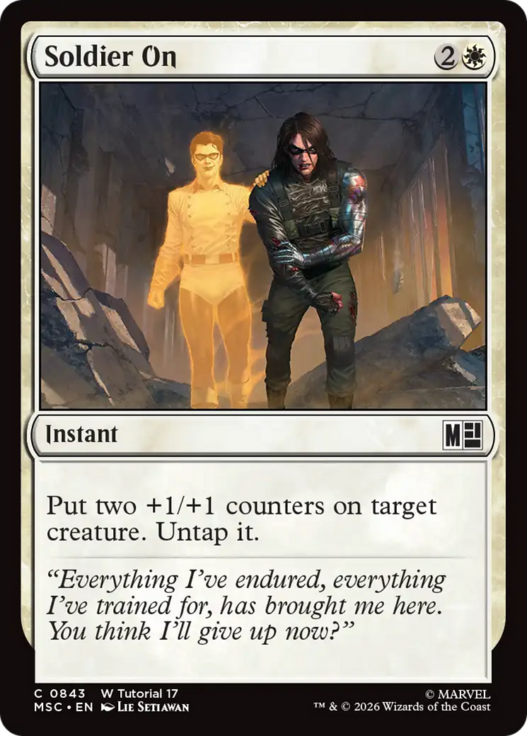 Soldier On [Marvel Super Heroes Commander] - The Mythic Store | 24h Order Processing