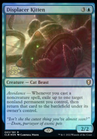 Displacer Kitten [Commander Legends: Battle for Baldur's Gate Prerelease Promos] - The Mythic Store | 24h Order Processing