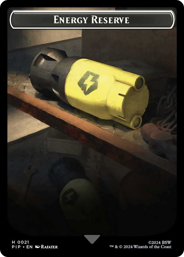 Energy Reserve // Settlement Double-Sided Token [Fallout Tokens] - The Mythic Store | 24h Order Processing