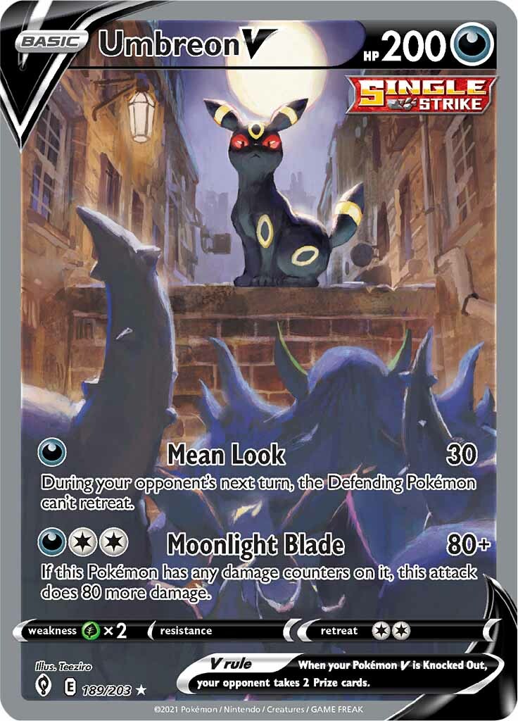 Umbreon V (189/203) [Sword & Shield: Evolving Skies] - The Mythic Store | 24h Order Processing