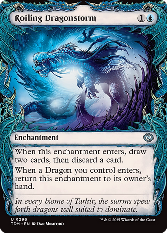 Roiling Dragonstorm (Showcase) [Tarkir: Dragonstorm] - The Mythic Store | 24h Order Processing