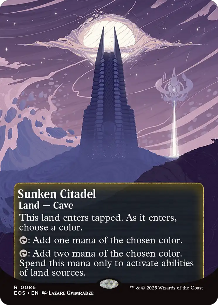 Sunken Citadel (0086) (Borderless) [Edge of Eternities: Stellar Sights] - The Mythic Store | 24h Order Processing
