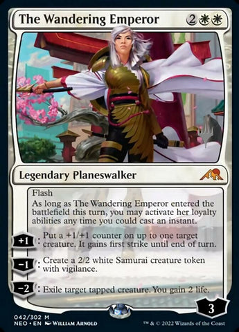 The Wandering Emperor (Promo Pack) [Kamigawa: Neon Dynasty Promos] - The Mythic Store | 24h Order Processing