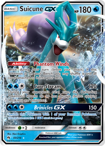 Suicune GX (60/214) [Sun & Moon: Lost Thunder] - The Mythic Store | 24h Order Processing