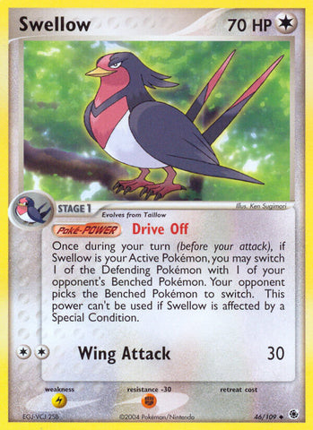 Swellow (46/109) [EX: Battle Stadium] - The Mythic Store | 24h Order Processing