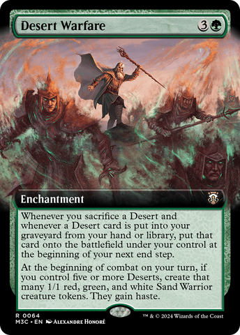 Desert Warfare (Extended Art) [Modern Horizons 3 Commander] - The Mythic Store | 24h Order Processing