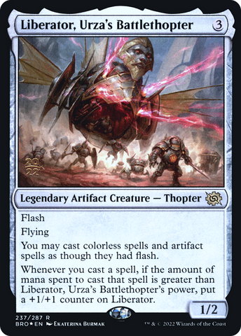 Liberator, Urza's Battlethopter [The Brothers' War Prerelease Promos] - The Mythic Store | 24h Order Processing