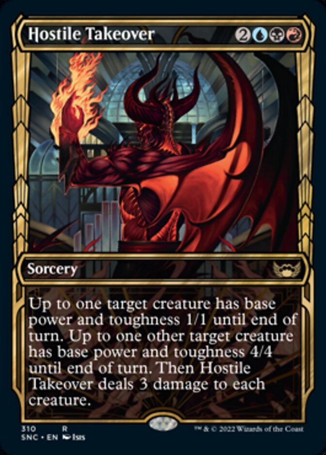 Hostile Takeover (Showcase Golden Age) [Streets of New Capenna] - The Mythic Store | 24h Order Processing