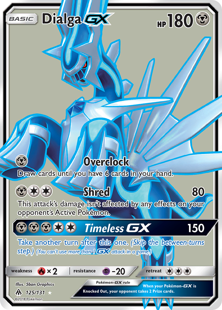 Dialga GX (125/131) [Sun & Moon: Forbidden Light] - The Mythic Store | 24h Order Processing