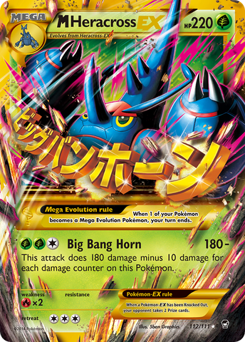 M Heracross EX (112/111) [XY: Furious Fists] - The Mythic Store | 24h Order Processing