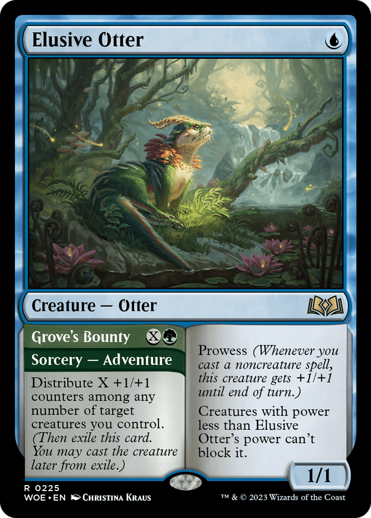 Elusive Otter // Grove's Bounty [Wilds of Eldraine] - The Mythic Store | 24h Order Processing