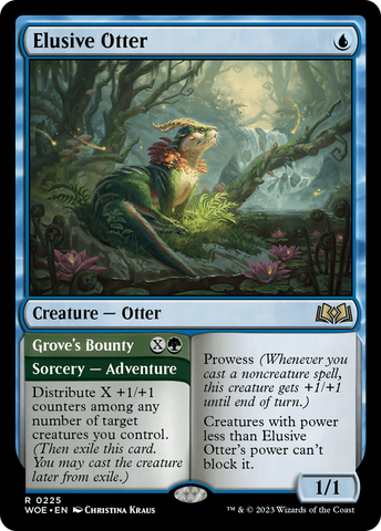 Elusive Otter // Grove's Bounty [Wilds of Eldraine] - The Mythic Store | 24h Order Processing