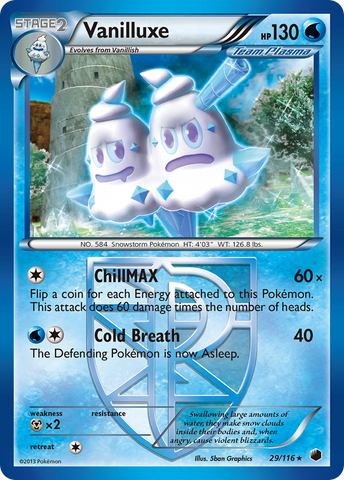 Vanilluxe (29/116) [Black & White: Plasma Freeze] - The Mythic Store | 24h Order Processing