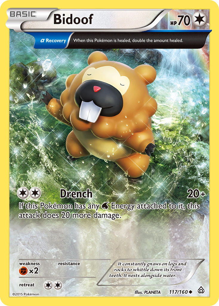 Bidoof (117/160) [XY: Primal Clash] - The Mythic Store | 24h Order Processing
