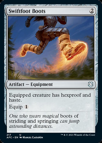 Swiftfoot Boots [Dungeons & Dragons: Adventures in the Forgotten Realms Commander] - The Mythic Store | 24h Order Processing