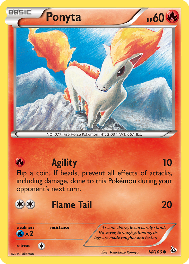 Ponyta (14/106) [XY: Flashfire] - The Mythic Store | 24h Order Processing