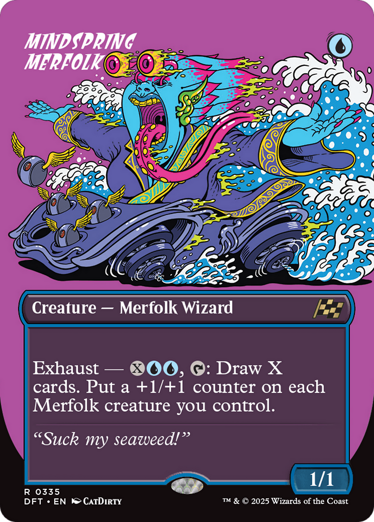 Mindspring Merfolk (Borderless) [Aetherdrift] - The Mythic Store | 24h Order Processing