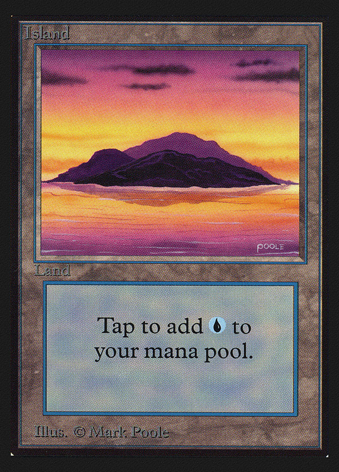 Island (Sunset / Signature on Right) [International Collectors' Edition] - The Mythic Store | 24h Order Processing