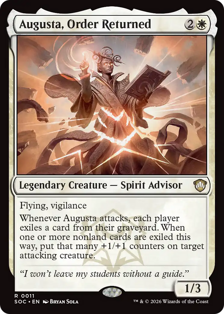 Augusta, Order Returned [Secrets of Strixhaven Commander] - The Mythic Store | 24h Order Processing
