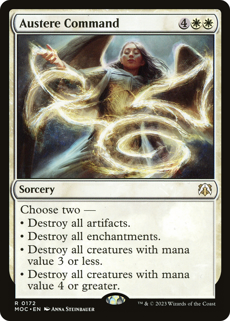 Austere Command [March of the Machine Commander] - The Mythic Store | 24h Order Processing