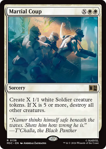 Martial Coup (Surge Foil) [Marvel Super Heroes Commander] - The Mythic Store | 24h Order Processing