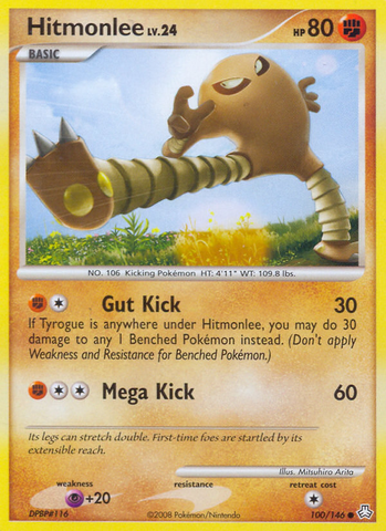 Hitmonlee (100/146) [Diamond & Pearl: Legends Awakened] - The Mythic Store | 24h Order Processing