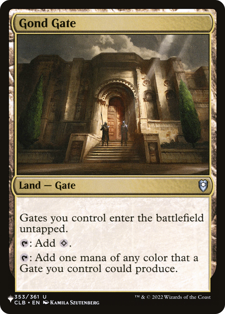 Gond Gate [The List] - The Mythic Store | 24h Order Processing