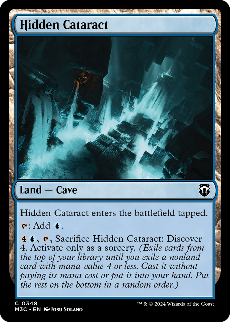 Hidden Cataract (Ripple Foil) [Modern Horizons 3 Commander] - The Mythic Store | 24h Order Processing