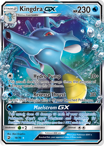 Kingdra GX (18/70) [Sun & Moon: Dragon Majesty] - The Mythic Store | 24h Order Processing