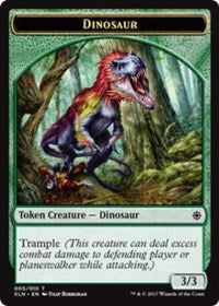Dinosaur // Treasure (008) Double-Sided Token [Ixalan Tokens] - The Mythic Store | 24h Order Processing