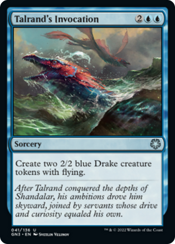 Talrand's Invocation [Game Night: Free-for-All] - The Mythic Store | 24h Order Processing
