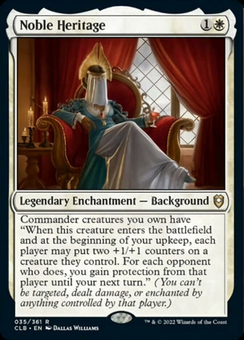 Noble Heritage [Commander Legends: Battle for Baldur's Gate] - The Mythic Store | 24h Order Processing