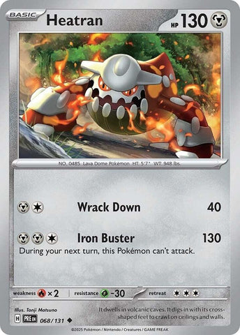 Heatran (068/131) [Scarlet & Violet: Prismatic Evolutions] - The Mythic Store | 24h Order Processing