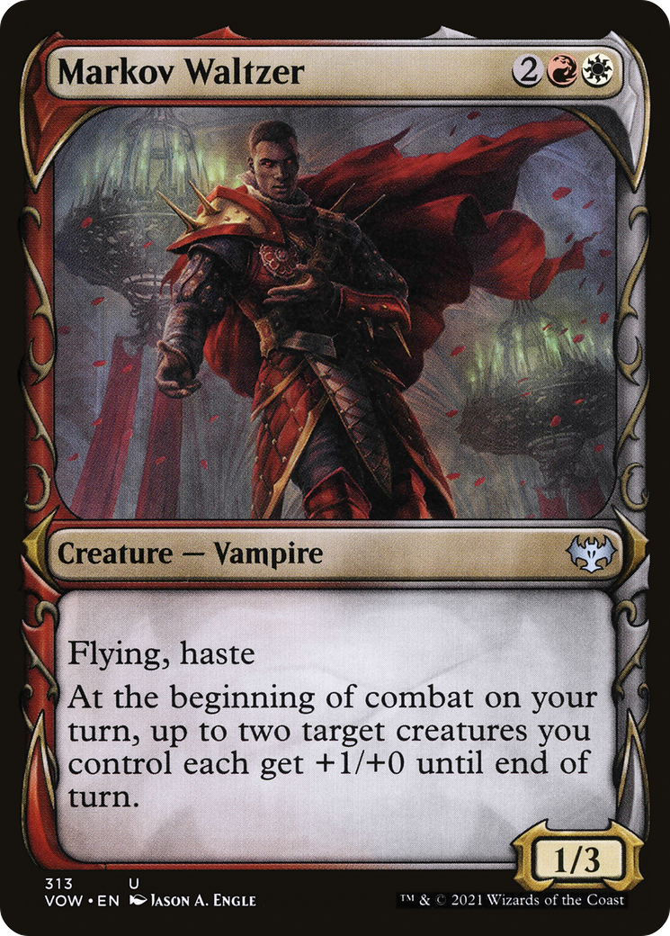 Markov Waltzer (Showcase Fang Frame) [Innistrad: Crimson Vow] - The Mythic Store | 24h Order Processing