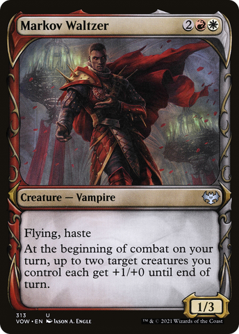 Markov Waltzer (Showcase Fang Frame) [Innistrad: Crimson Vow] - The Mythic Store | 24h Order Processing
